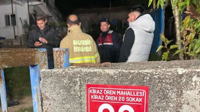 İvrindi'de Ev Yangını Paniği