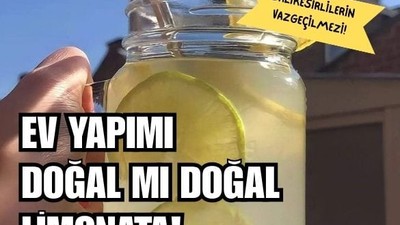 3 Adımda Pratik Limonata Tarifi
