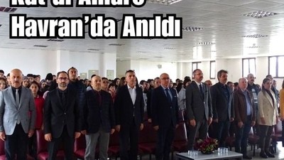 Havran’da Kut’ül Amare Zaferi’nin 109. Yılı Anıldı