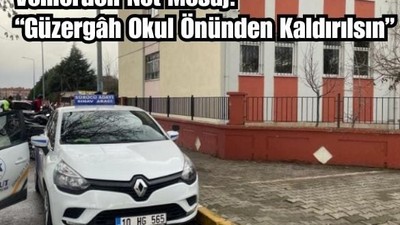 Okul Önünde Acemi Sürücü Eğitimi Endişesi