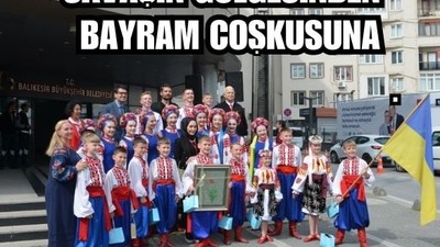 Ukraynalı Çocuklar 23 Nisan’ı Balıkesir’de Kutladı