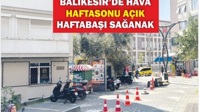 Balıkesir'e Yağmur Uyarısı: Hafta Sonu Güneş, Hafta Başı Sağanak!