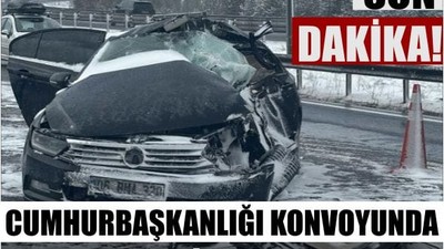 Cumhurbaşkanlığı Konvoyunda Kaza! Şehitlerimiz Var