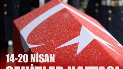 14-20 Nisan Şehitler Haftası
