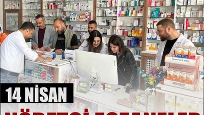 14 Nisan Balıkesir’de Nöbetçi Eczaneler
