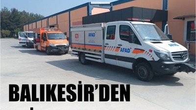 Balıkesir AFAD’dan Silivri Depremine Destek