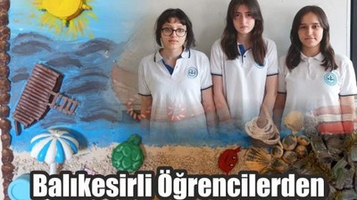 Balıkesirli Öğrencilerden “Sıfır Atıkla Sanat” Başarısı