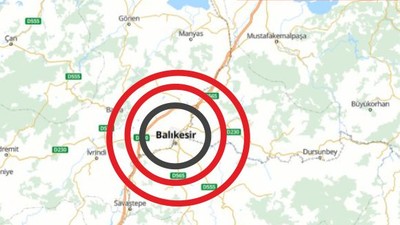 Balıkesirliler Dikkat! Deprem Anbean Haritada