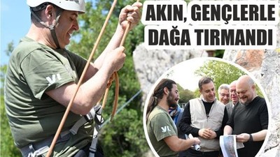 Başkan Akın Gençlerle Dağa Tırmandı