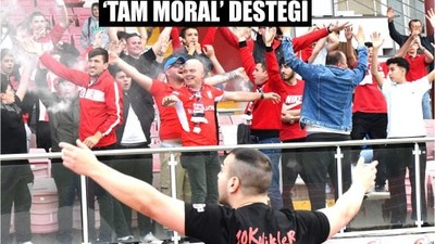 Balıkesirspor Taraftarından Moral Desteği!