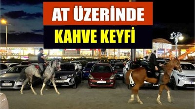 Edremit'te At Sırtında AVM Keyfi