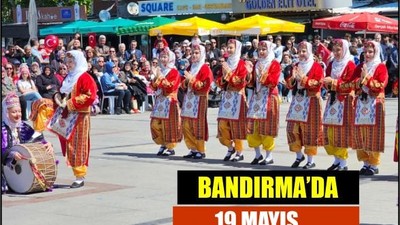 Bandırma'da 19 Mayıs Coşkuyla Kutlandı