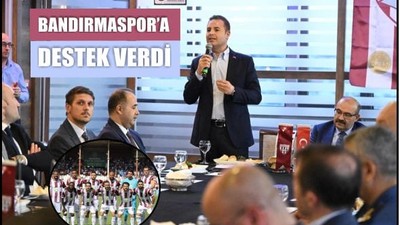 Akın’dan Bandırmaspor’a Destek