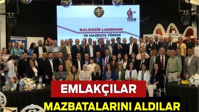 Emlakçılar Lansman Ve Mazbata Töreni Yaptı