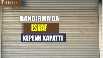 Esnaf Kepenk İndirdi Maça Kitlendi
