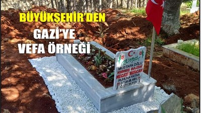 Büyükşehir’den Merhum Gaziye Vefa Örneği