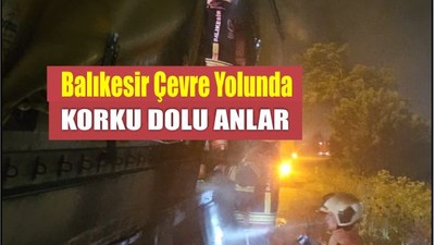 Alev Alev Giden Tır Facianın Eşiğinden Döndü!
