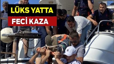 Ayvalık’ta Lüks Yatta Feci Kaza