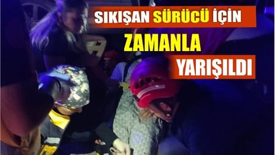 Balıkesir’de Feci Kaza: Sürücü Araçta Sıkıştı