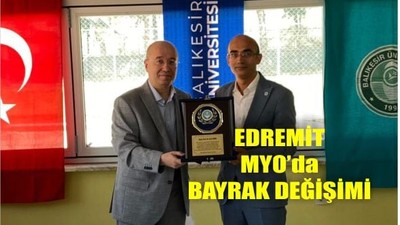 Edremit MYO’da Devir Teslim Töreni Gerçekleşti