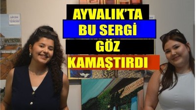 Ayvalık’ta Genç Yetenekler Sergisi Göz Kamaştırdı