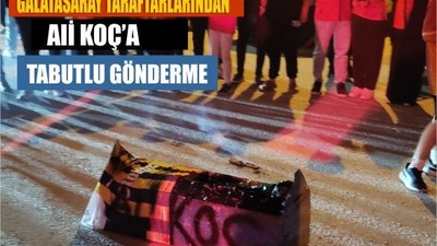 Taraftarlardan Fenerbahçe ve Ali Koç’a Tabutlu Gönderme