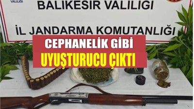 Erdek’te Bağ Evine Uyuşturucu Baskını