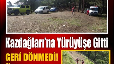Kazdağları’na Yürüyüşe Giden Adam Ölü Bulundu