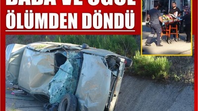 Seyir Halindeyken Devrildi: Balıkesir Yolunda Kaza Paniği