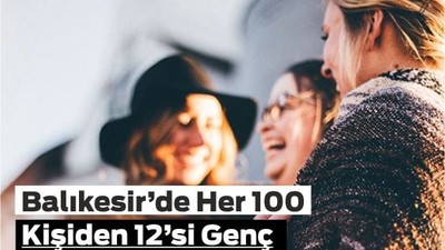 Balıkesir'de Genç Nüfus Açıklandı