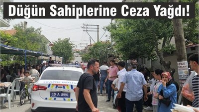 Savaştepe'de Emniyetten Düğün Sahiplerine Ceza Yağdı!