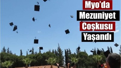 Edremit Myo’da Mezuniyet Coşkusu Yaşandı