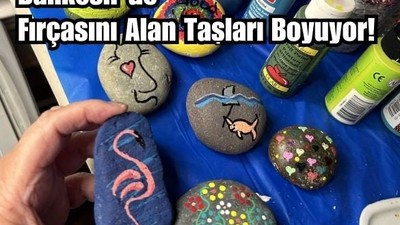 Balıkesir'de Bahar Aktivitesi: Taş Boyama