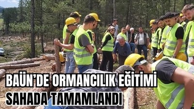 BAÜN’de Ormancılık Eğitimi Sahaya Taşındı