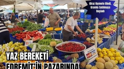 Yaz Meyveleri Tezgahlarda Yerini Aldı