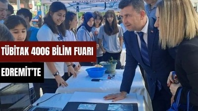 Edremit'te TÜBİTAK 4006 Bilim Fuarı Gerçekleştirildi
