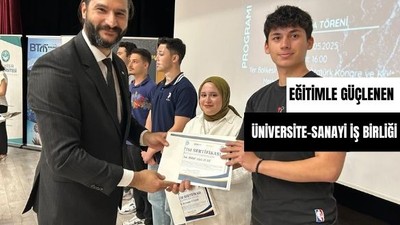 Üniversite-Sanayi İş Birliği Eğitimle Taçlandı