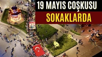 19 Mayıs Coşkusu Fener Alayı ile Taçlandı