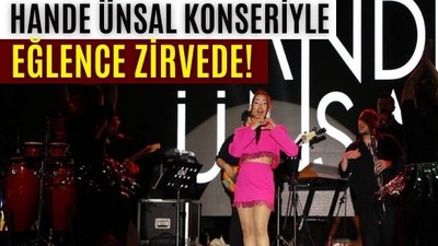 Hande Ünsal Konseri Eğlenceyi Zirveye Taşıdı