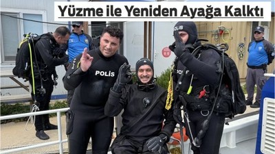 Yüzmeyle Ayağa Kalktı, Marmara'nın Derinliklerine Daldı!