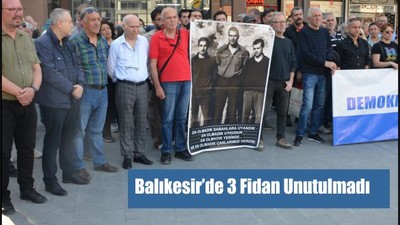 Balıkesir’de Üç Fidan Unutulmadı: Deniz Gezmiş ve Arkadaşları Anıldı