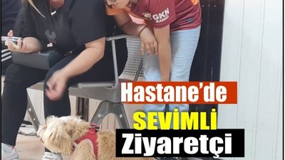 Edremit Devlet Hastanesi’ne Sürpriz Ziyaretçi: "Çakıl"