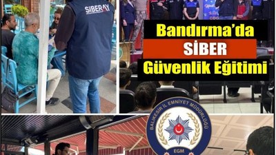 Bandırma’da Siber Güvenlik Eğitimi: 941 Kişi Bilgilendirildi