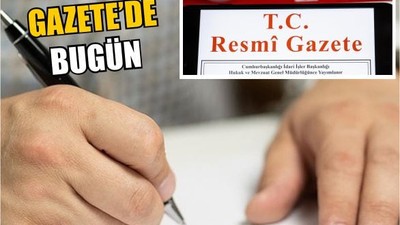 Resmî Gazete’de Bugün (27 Mayıs 2025)