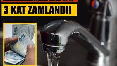 Balıkesir’de Su 3 Kat Zamlandı!