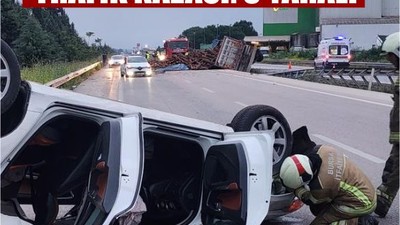 Zincirleme Trafik Kazası: Yol Trafiğe Kapandı!