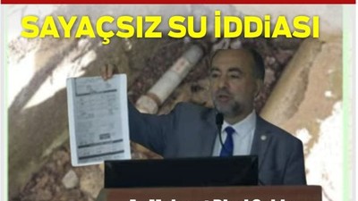 AK Partili Şahin “Sayaçsız Su, İsrail Menşeli Sistem ve 4.8 Milyonluk Fark!”