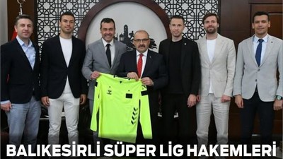 Balıkesirli Hakemlerden Vali Ustaoğlu’na Nezaket Ziyareti