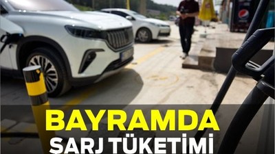 Bayramda Şarj Tüketimi Rekor Kırdı