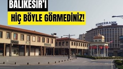 Balıkesir'de Hayat Yavaşladı
